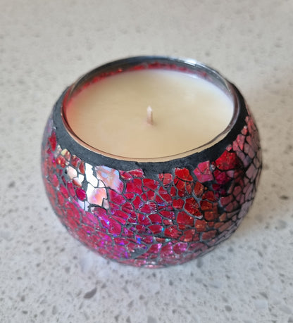 Pure Soy mosaic candle