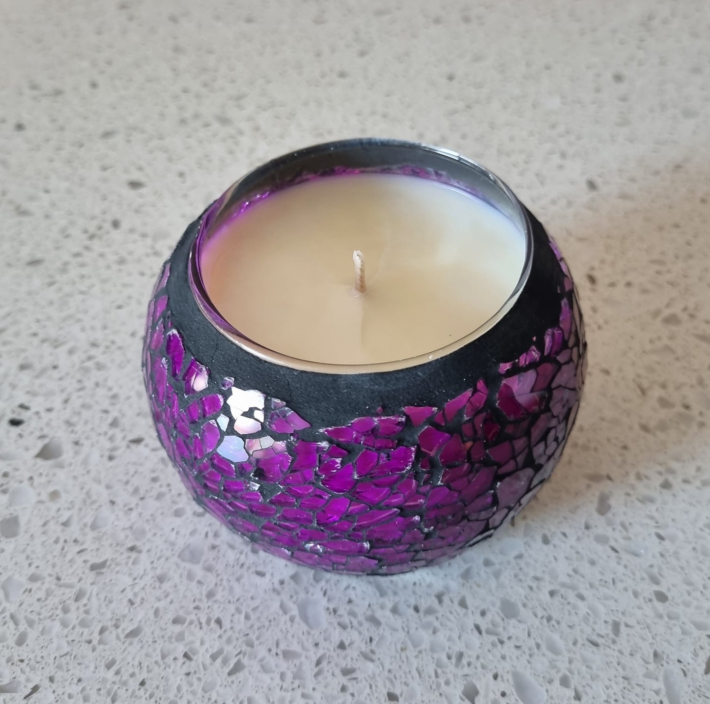 Pure Soy mosaic candle