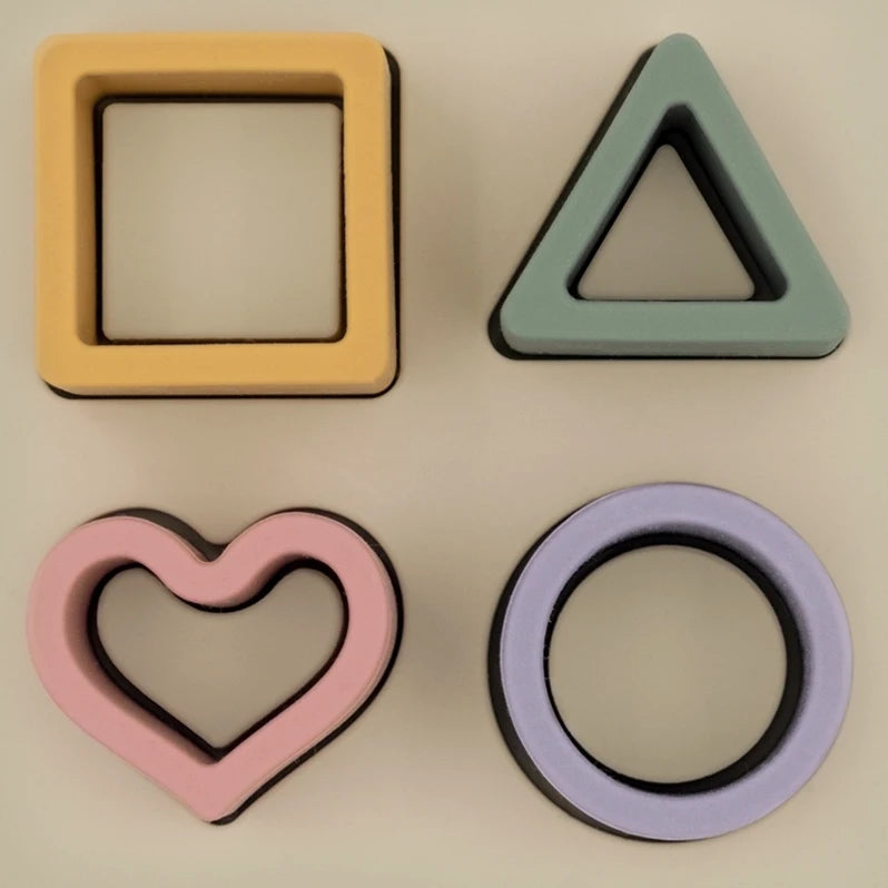 Silicone shapes puzzle