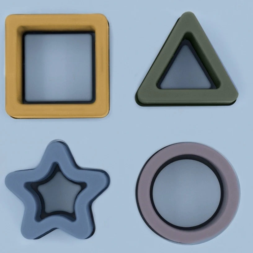 Silicone shapes puzzle