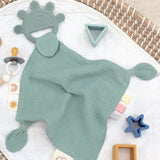 Comforter blanket and teeting ring set